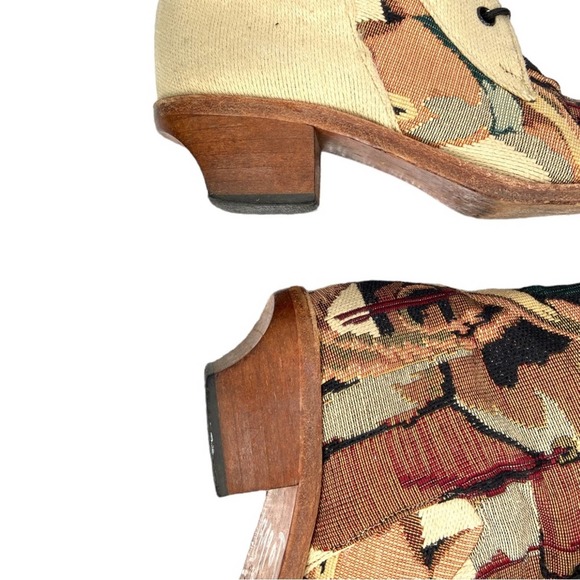 Vintage Greater LA Handmade Embroidery Cowboy Western Riding Boots Heeled 8.5 - Picture 6 of 10